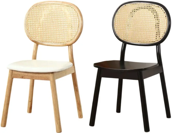 Round Cane Back Chair