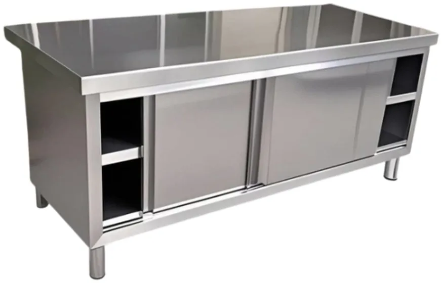 Stainless Steel Workstation with Cabinet