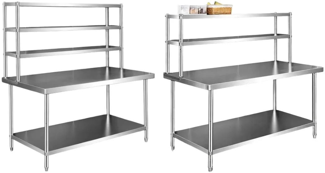 Stainless Steel Workstation with Shelf